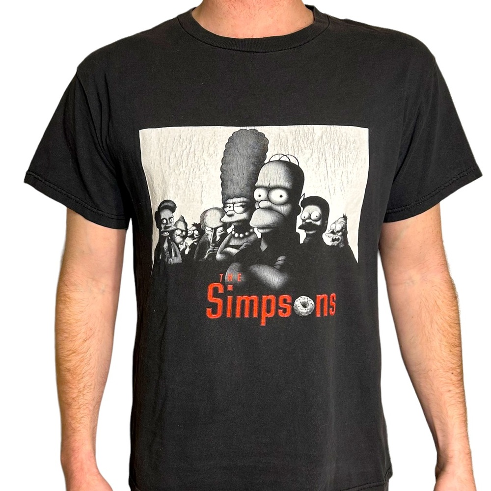 VINTAGE Simpsons Sopranos T-Shirt M